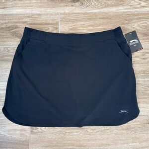SLAZENGER Skirt SKORT Ombre Golf Tennis Sportswear Black Size L